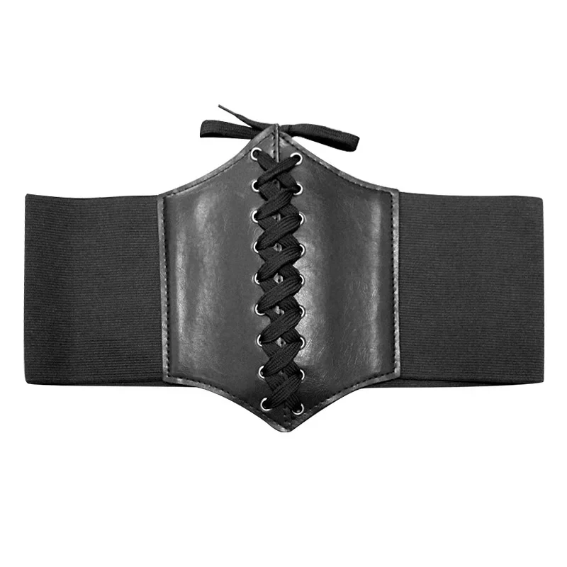 مشد أحزمة واسعة بولي Leather الجلود التخسيس أحزمة الجسم للنساء أحزمة وسط مرنة Cinto Sobretudo Feminin Ceinture فام Fajas