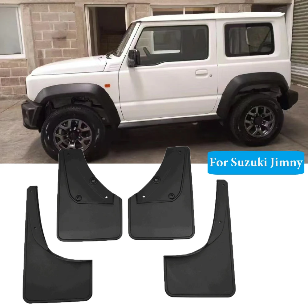 

For Suzuki Jimny Sierra 2019~2022 JB64W Accessories JB74W MudGuards Splash Guards Mud Flaps Front Rear Wheel Fender Auto