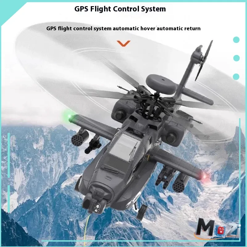Yuxiang Apache F11S giroscópio de 6 eixos helicóptero RC GPS simulação 3D modelo de helicóptero de controle remoto RHSKY brinquedo adulto menino
