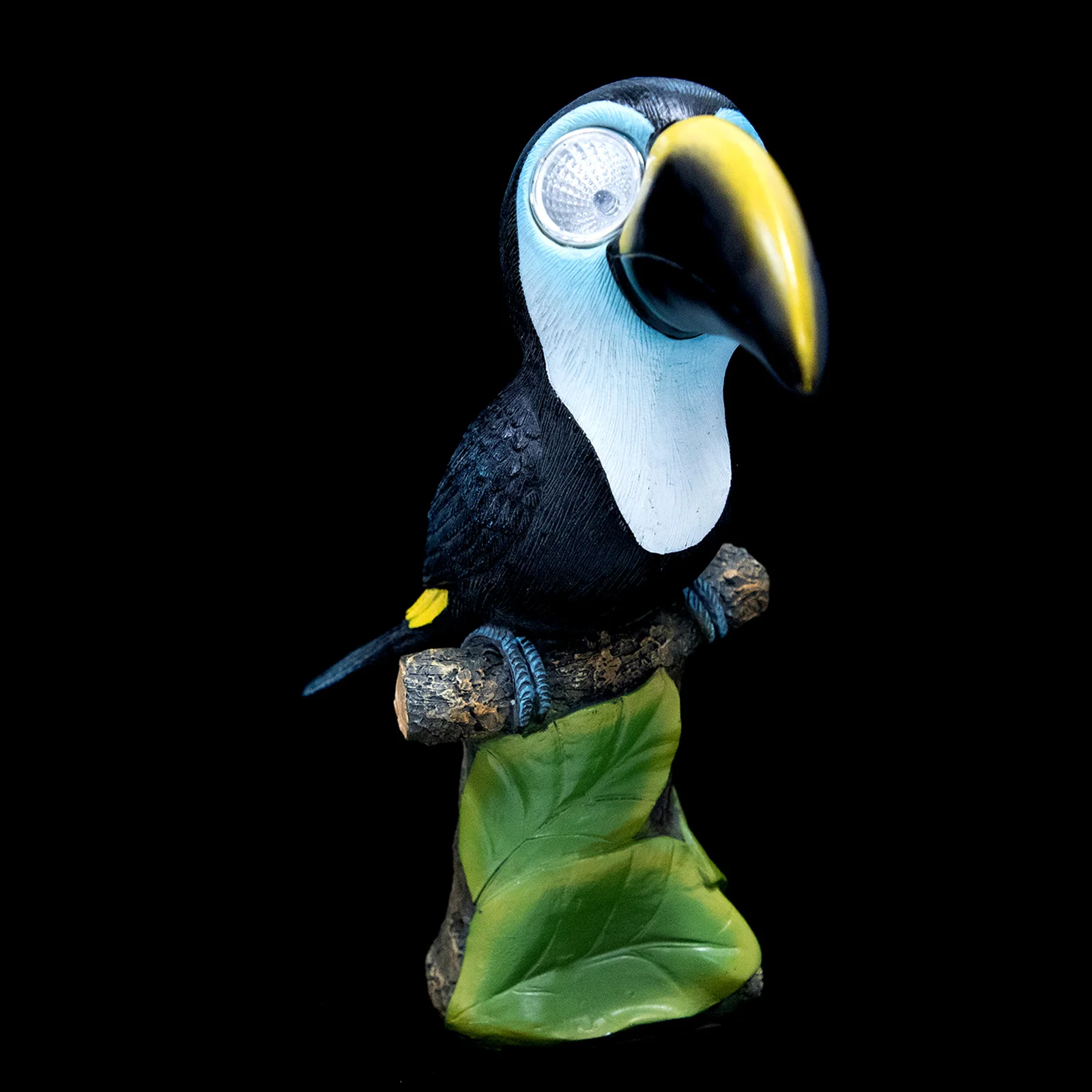 

Solar Powered Bird Shape Adornment Garden Decor Black Resin Novelty Light Warm Glow Home Decoration Outdoor Solar Lights