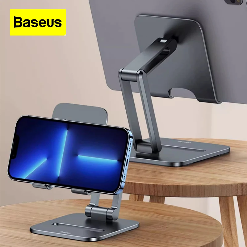 Baseus Phone and Tablet Two in One Stand for Learning Live Streaming Foldable Lifting Adjustment Portable Desktop Support Frame