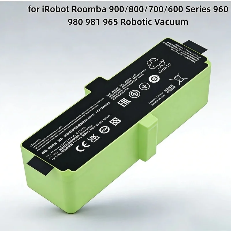 High Power14.4V 12800mAh Replacement Li-Ion Battery for IRobot Roomba 900 800 700 600 Series 960 980 981 965 Cleaner Spare Parts