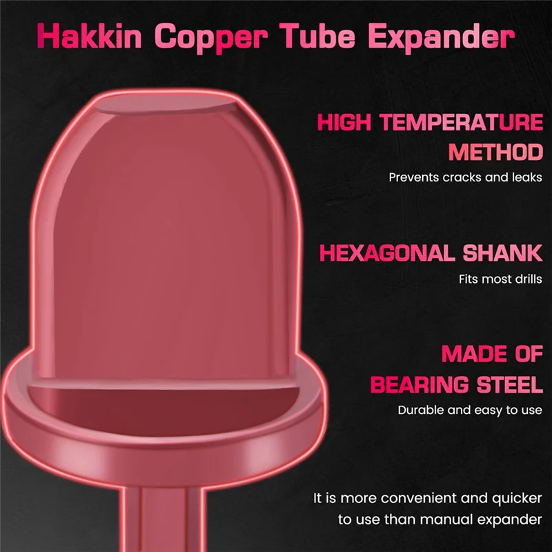 

ABJO-7 шт., набор сверл для обжима, инструмент для расширения труб, 1/4 дюйма, 3/8 дюйма, 1/2 дюйма, 5/8 дюйма, 3/4 дюйма, 7/8 дюйма, шестиугольный инструмент для медных трубок Du