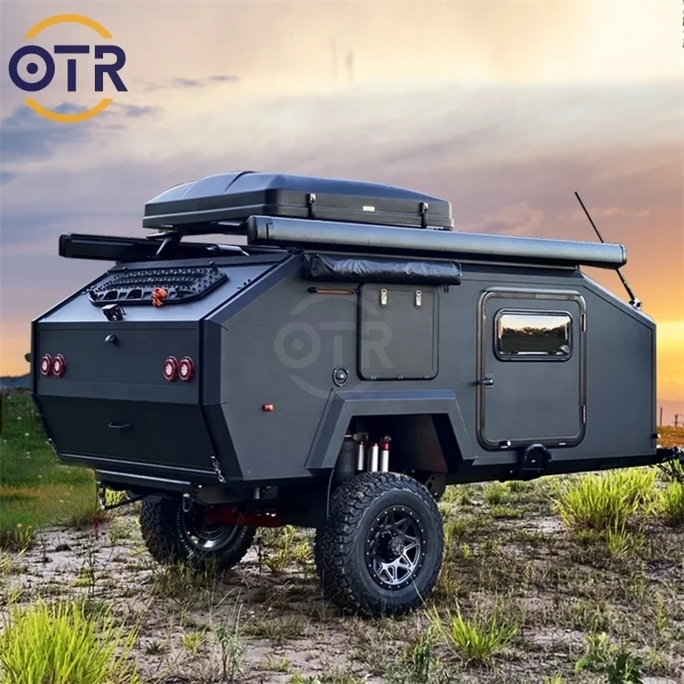 OTR Intelligent Environment-friendly Travel Mini off Road Camping Trailer  Hybrid Overland Camping Rv Small Camper Trailer