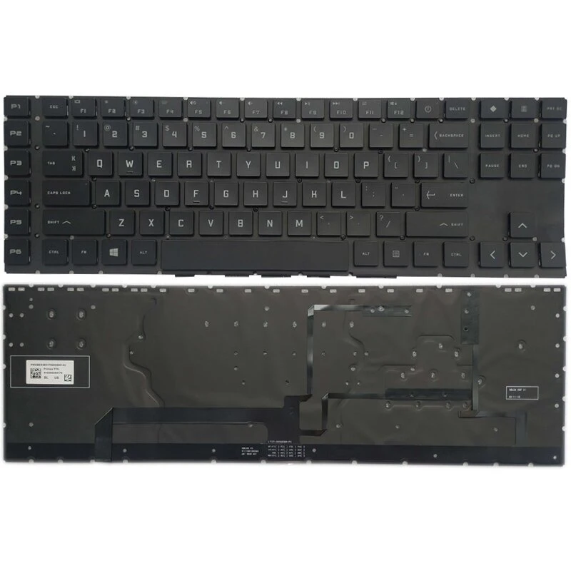 

LL+ New Laptop US Keyboard 17.3" for HP Omen 17-CM 17-CM2000 17-CM2000TX Backlit