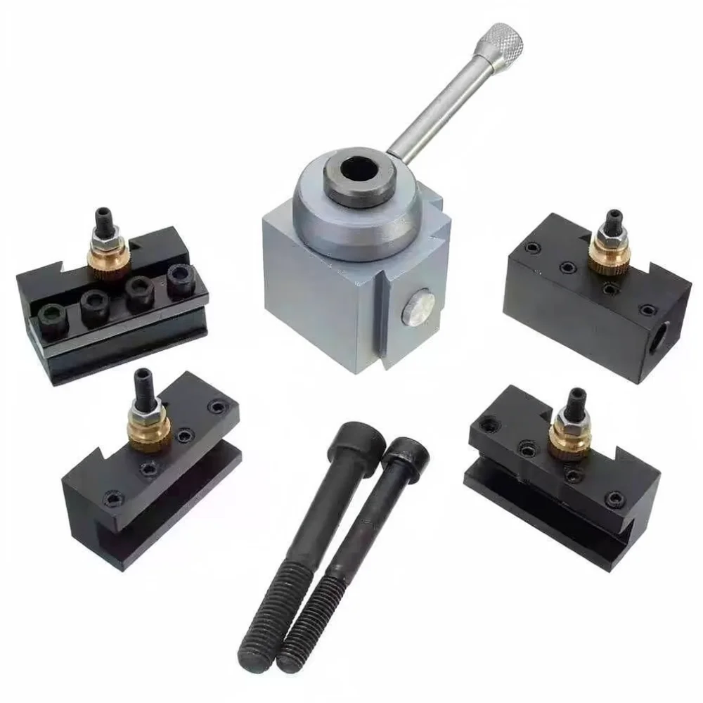 Durable Quick Change Tool Post For 210 Mini Lathe Machine Precision Turning Accessory For Billiard Cue Repair Tool