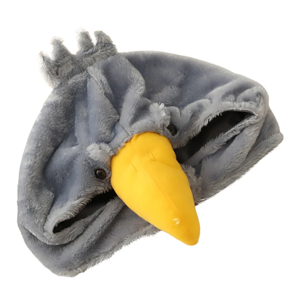 1 قطعة غطاء رأس الطيور الفم الكبير لينة حفلة كرنفال حفلة تنكرية مهرجان لعب الأدوار أداء الرقص فريد زي التبعي #3