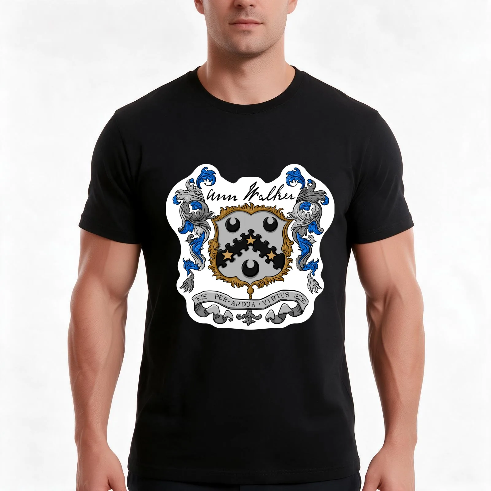Ann Walker of Cliffe Hill, Halifax - Arms T-Shirt, Summer Casual Cotton Tee, Oversized Streetwear Tops, Vintage Graphic Print