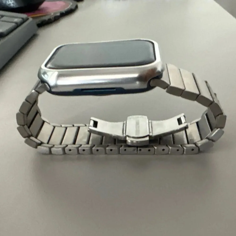 Aluminiumrahmen-Metallgehäuse für Apple Watch 42 mm 46 mm iWatch Serie 10, Stoßstangenschutz 40 mm, 41 mm, 44 mm, 45 mm, keine Bildschirmabdeckung – Detail 16