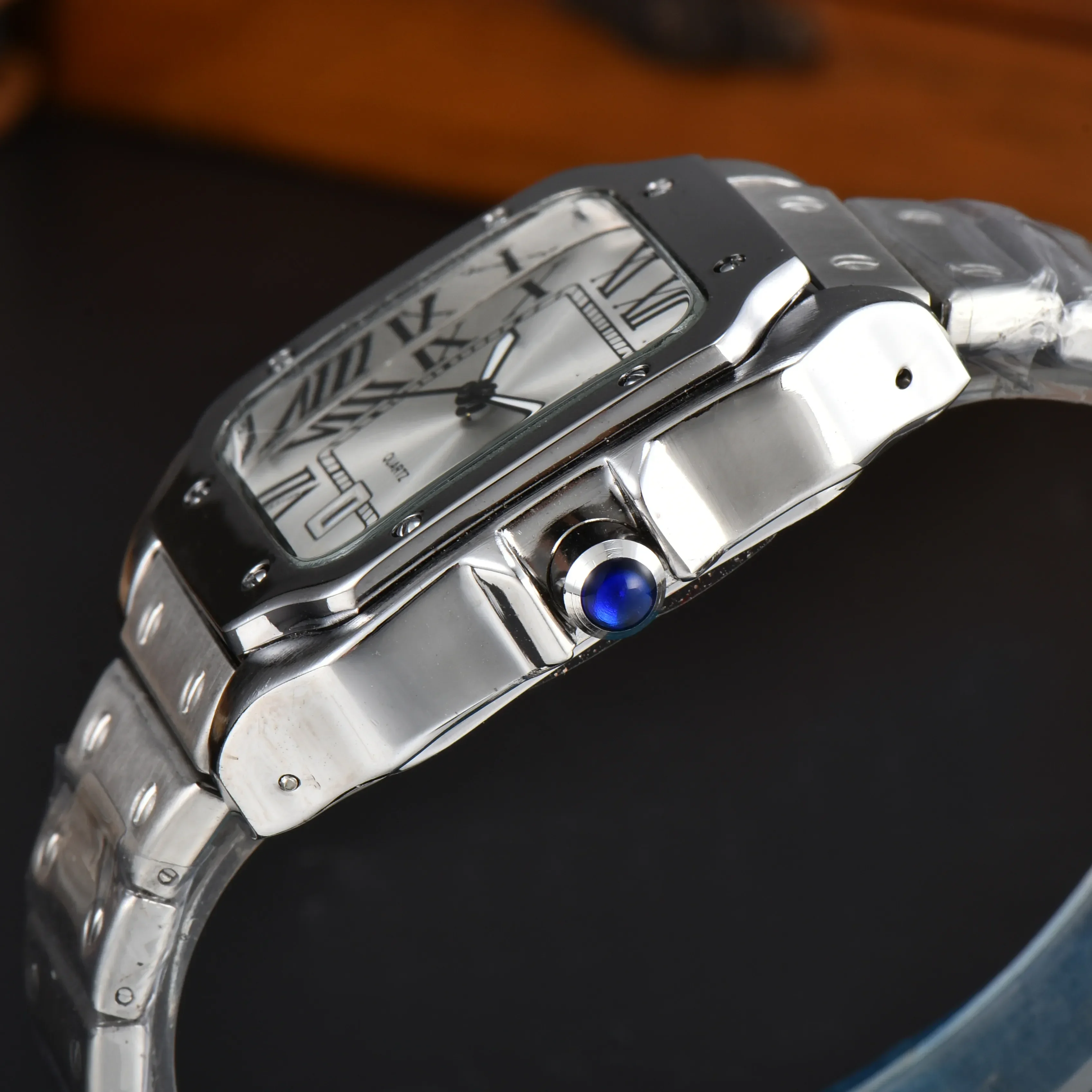 Hot Selling New Fashionable Luxury Men's Watch Business Sports Quartz Watch High-quality Case Stainless Steel Strap Chronograph