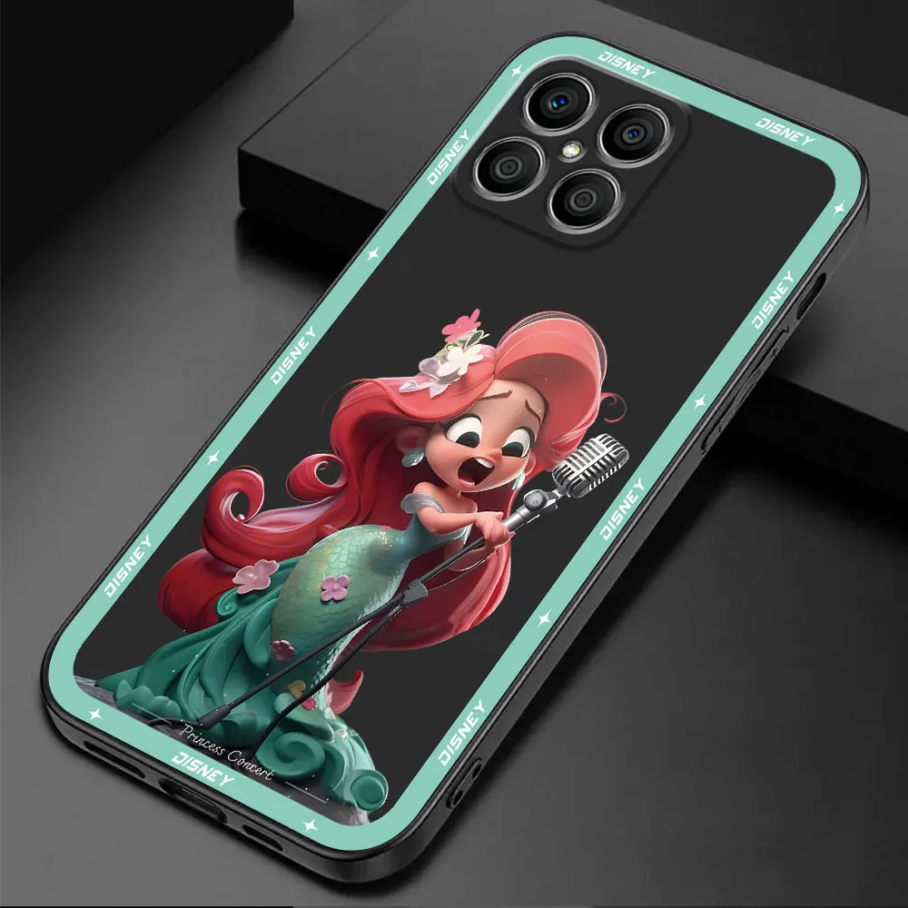 Disney cute Princess Case for Honor X8a 90 Pro 8X X9a X7 X8 70 X6a X6 Magic5 Lite Magic5 Cover Bumper Funda Silicone