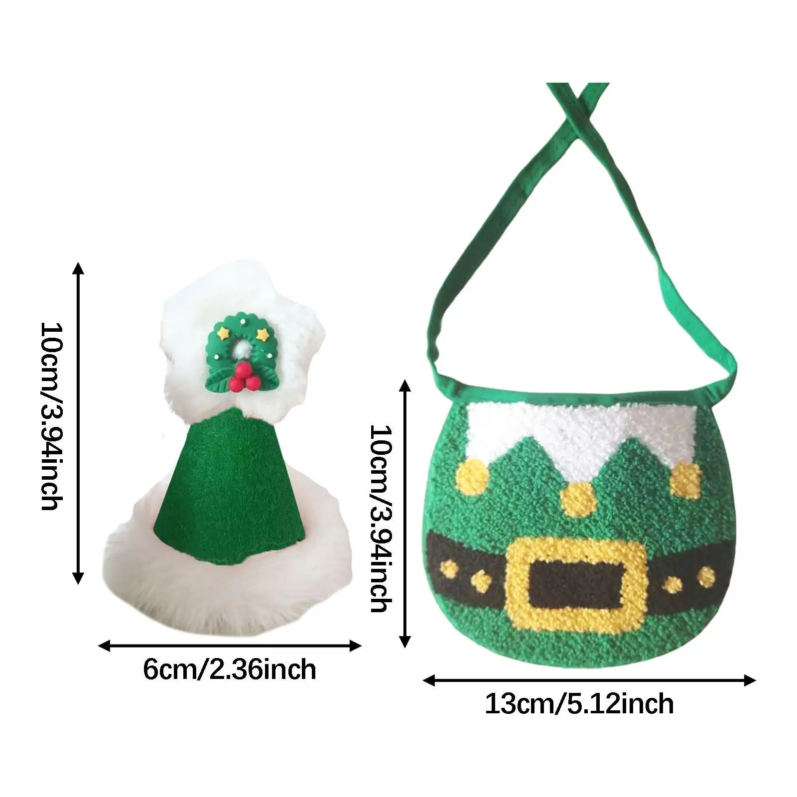 مريلة للحيوانات الأليفة لعيد الميلاد مع قبعة للحفلات والمهرجانات، هدية رائعة من البوليستر، وشاح لطيف للعطلات، إكسسوارات أزياء للحيوانات الأليفة سهلة التنظيف