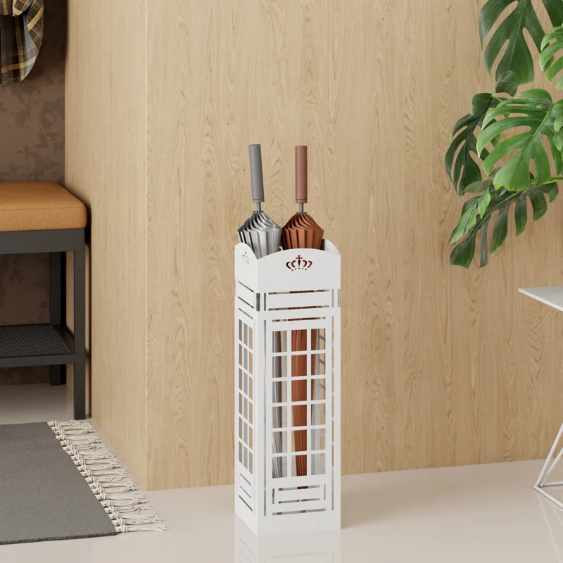 Iron creative umbrella rack storage rack Home hotel lobby Commercial umbrella storage bucket Hanging umbrella rack