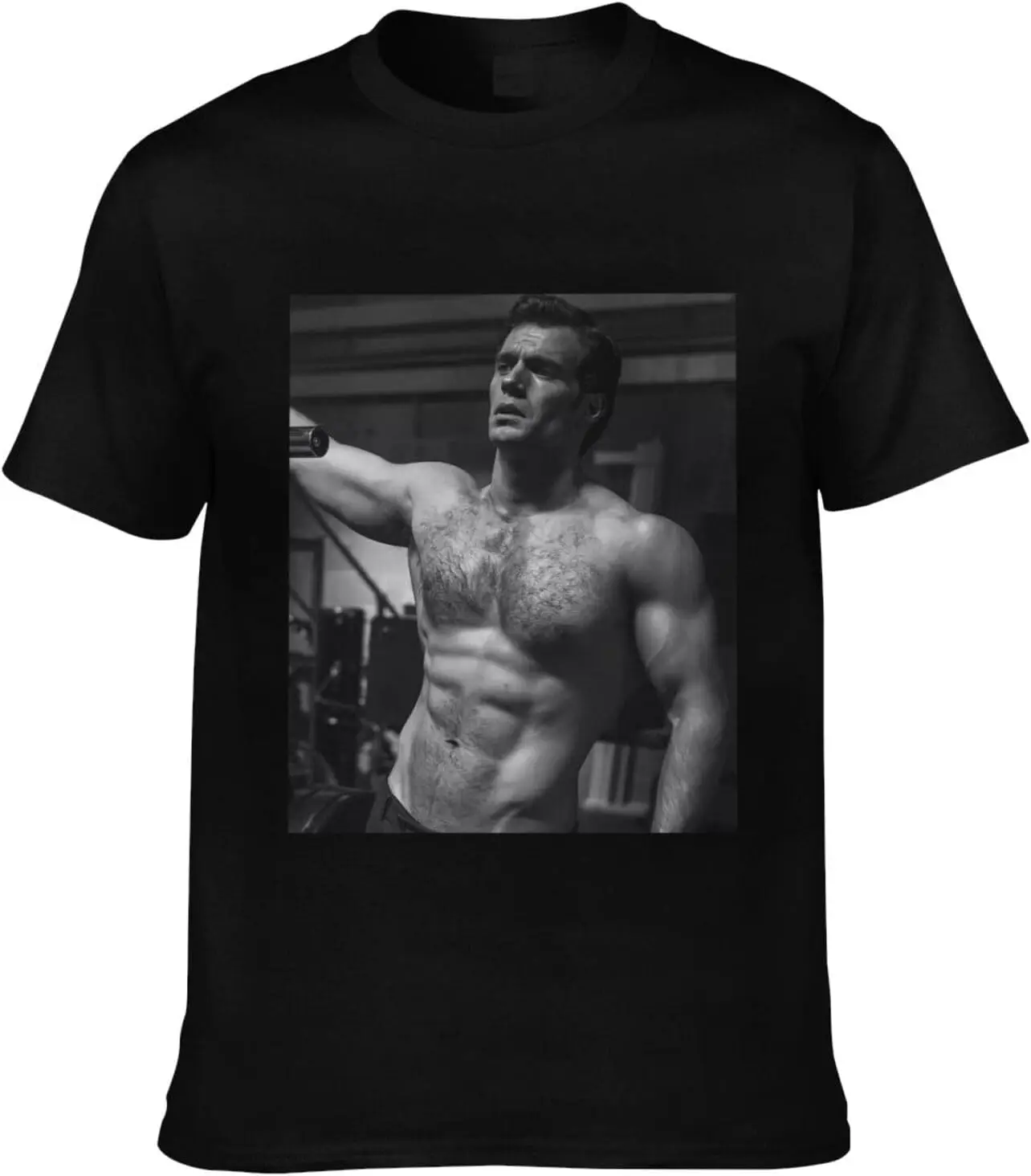 

Henry Cavill T-Shirt Crewneck Top Short-Sleeve T-Shirt 100% Cotton Tees for Men,Women (8Sizes)