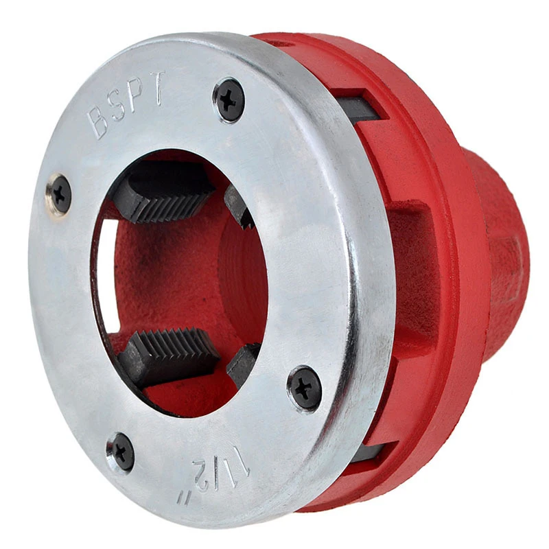 63 نوع المفتاح الكهربائي جديد دائم 4-2 بوصة دليل ماكينة لولبة الحنفية يموت تهمة إمدادات الطاقة أداة كهربائية الأنابيب خيوط #4