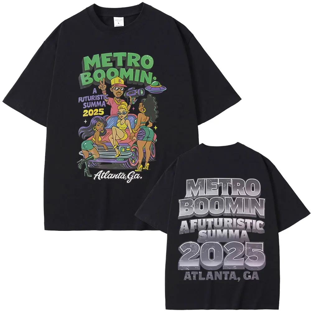 

Rapper Metro Boomin A Futuristic Summa 2025 T Shirt Men Women Hip Hop Fashion Oversized T-shirt Male Casual 100% Cotton T-shirts
