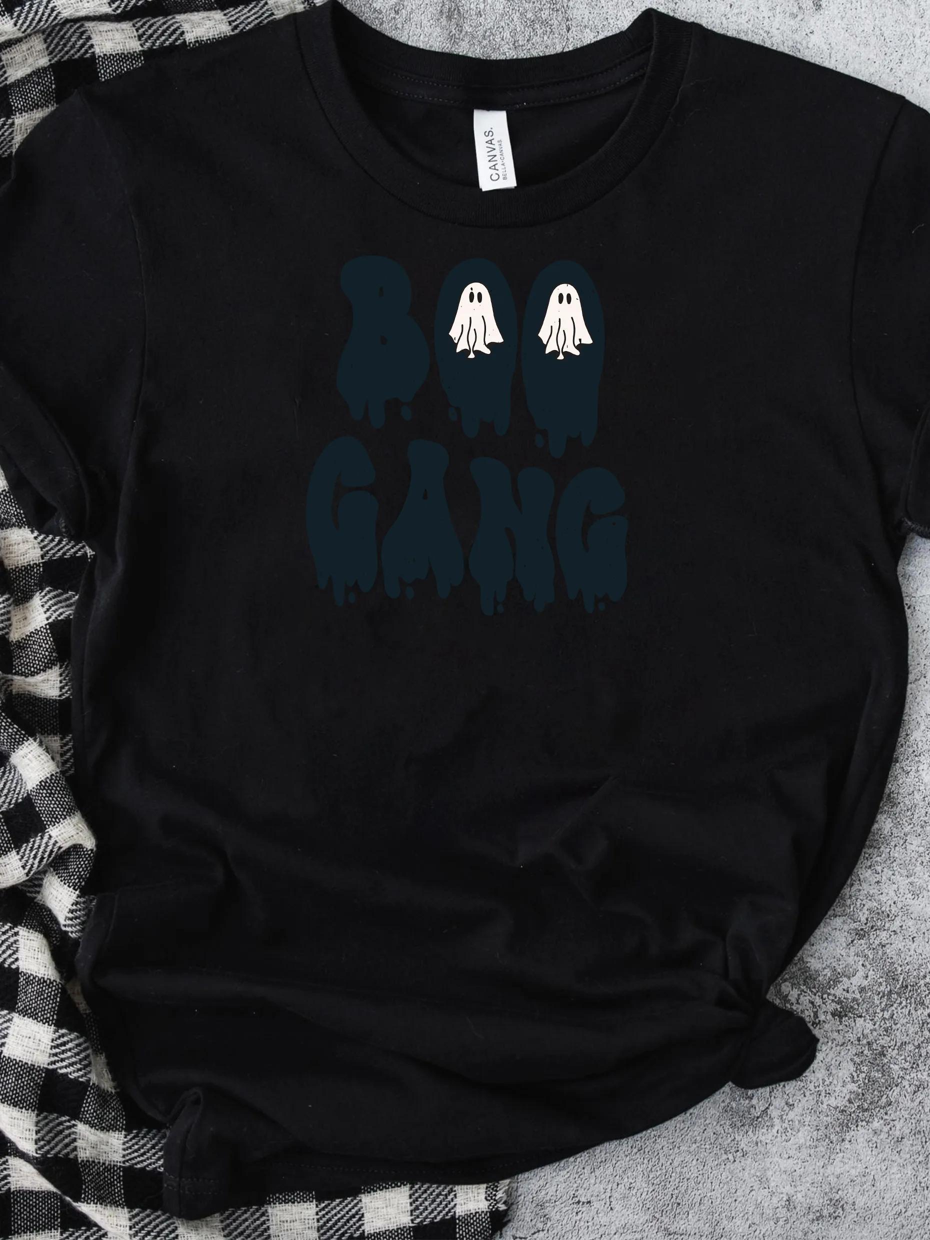 

Мужская футболка с принтом Two Ghosts, черная с круглым вырезом с короткими рукавами, 100% хлопок