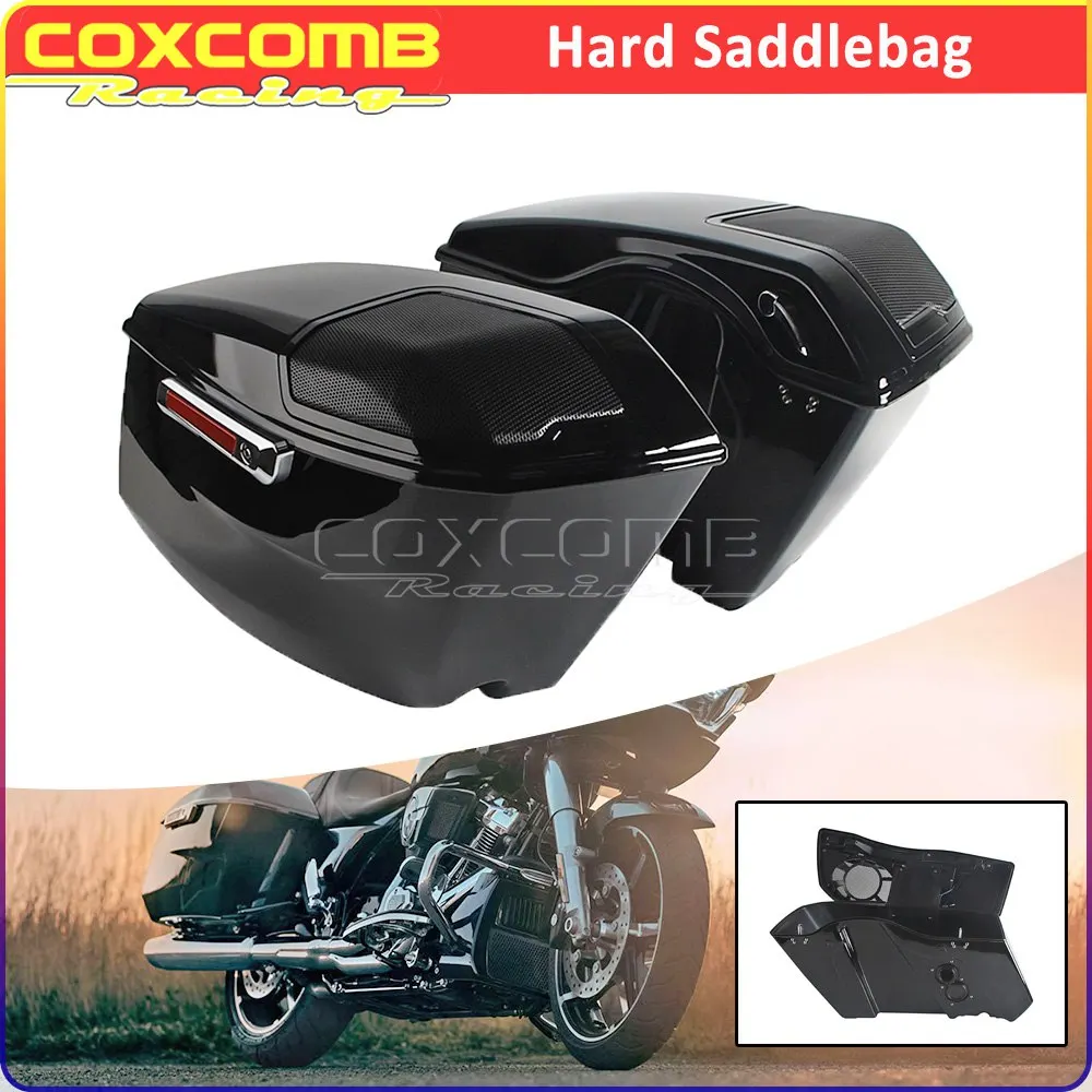 Side Hard Bags Motorcycle Saddlebags Saddlebox For Harley Touring Road Glide FLTRX CVO FLTRXSE ST FLTRXSTSE 6x9