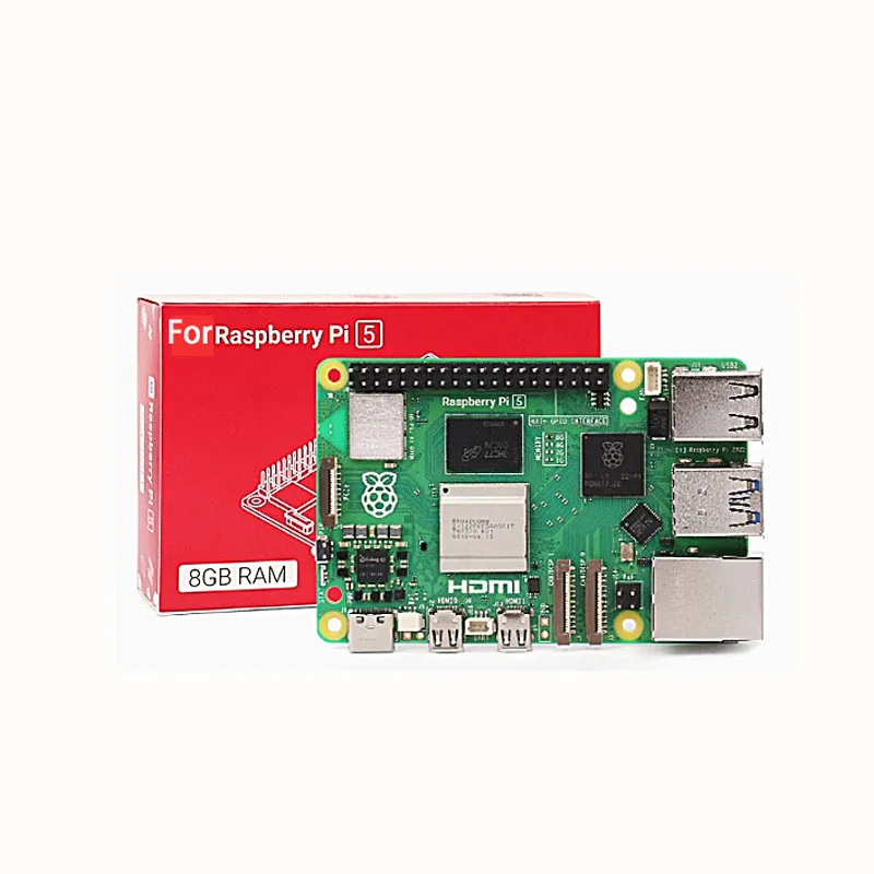 Official original Raspberry Pi5/4B 8GB 16GB 4GB 2GB Laptop MIni PC Computer,2.4GHz 64bit Quad-core Arm Cortex-A76,Bluetooth5.0,BLE Wireless  HDR