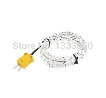 

0.5M/1M/2M/3M/4M/5M Length Cable K Type Thermocouple Temperature Measuring Probe Sensor -50C to 550C