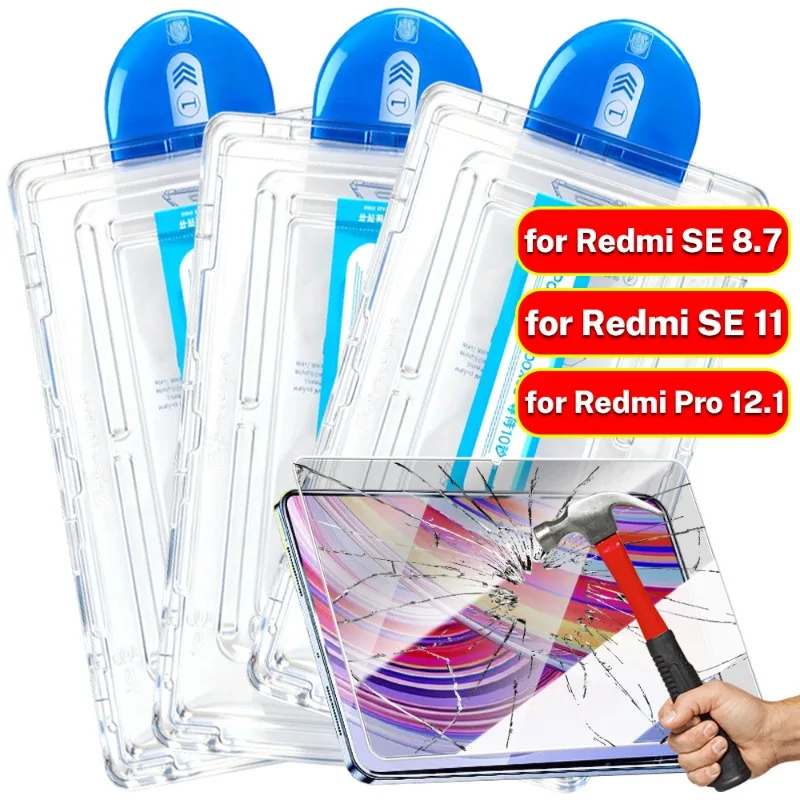 

Hardness Tempered Glass for Xiaomi/Redmi Pad Pro 12.1inch for Redmi Pad SE 11 8.7in Screen Protector Film with Install Kit