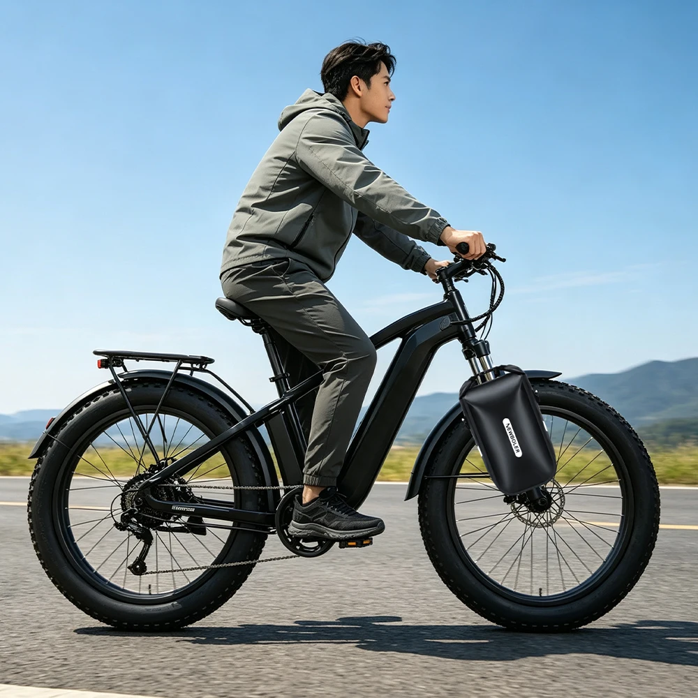 NEWBOLER 5,5L 10L Wasserdichte Fahrrad-Gabeltasche Schnellverschluss Fahrrad-Gepäckträgertasche Fahrradtasche Fahrradzubehör – Detail 17