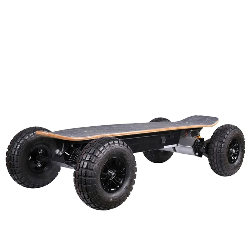 

Профессиональный электрический скейтборд 1600 Вт с индивидуальным дизайном и логотипом, 4 внедорожные шины, средство передвижения для кампуса, аккумулятор 14 Ач