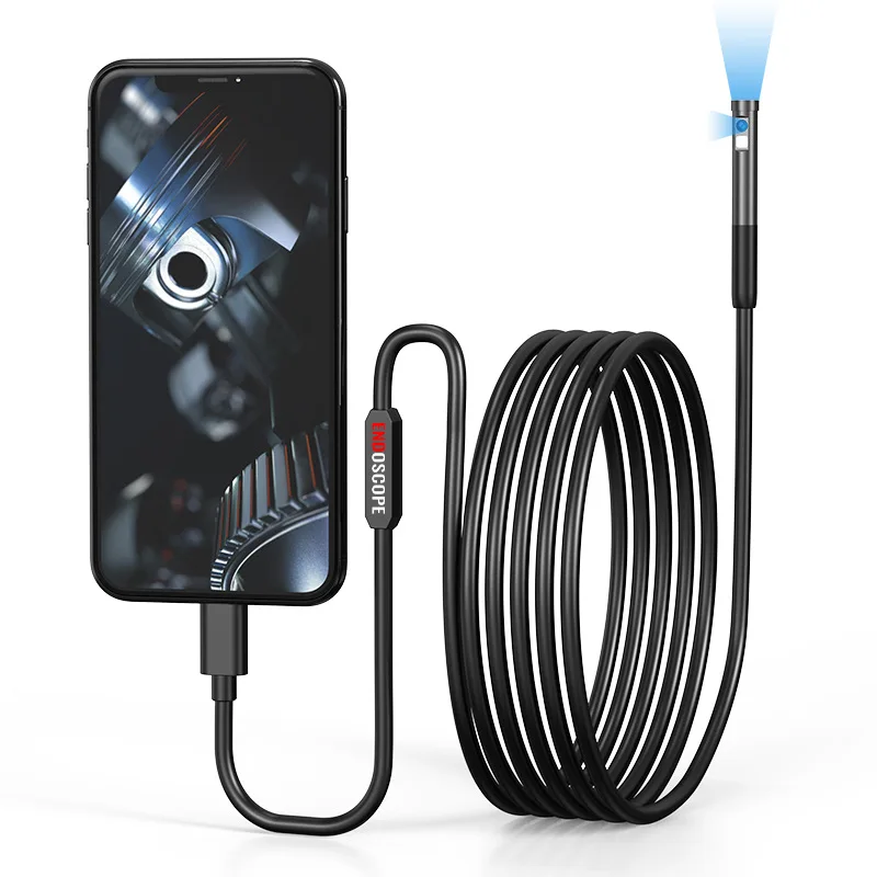 2MP 1080P For iphone Android Phone Dual Lens Industrial Endoscope CMOS Borescope Inspection Otoscope Digital Microscope