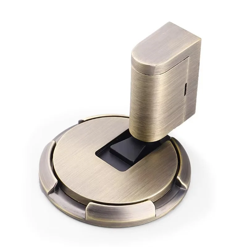 BON-Tope de puerta mecánico, Tope de puerta sin clavos, abrazadera de puerta, Tope de suelo, Tope de puerta, herrajes para puertas de muebles