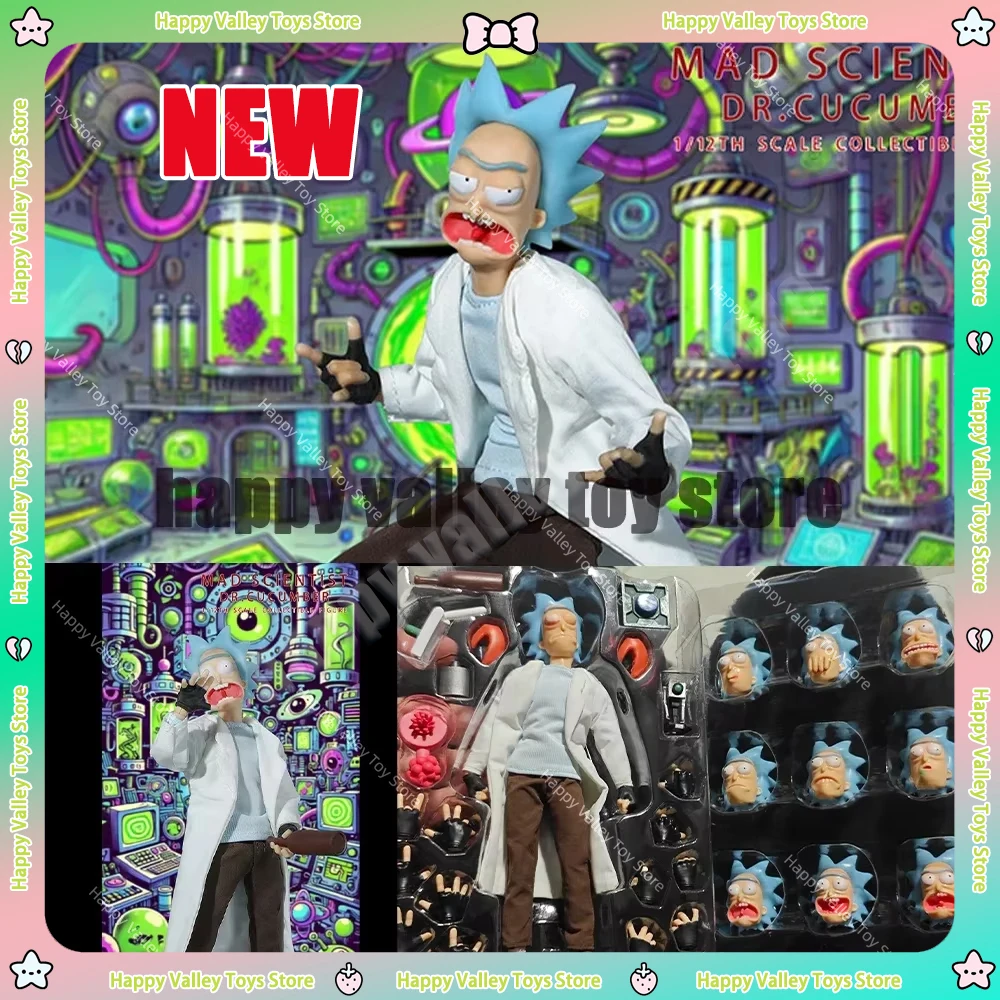 Joy Man Toys JMToys JM006 1/12 escala Dr.Cucumber figura de acción científico loco 6 "juego completo soldado masculino modelo niños muñeca artículo regalos
