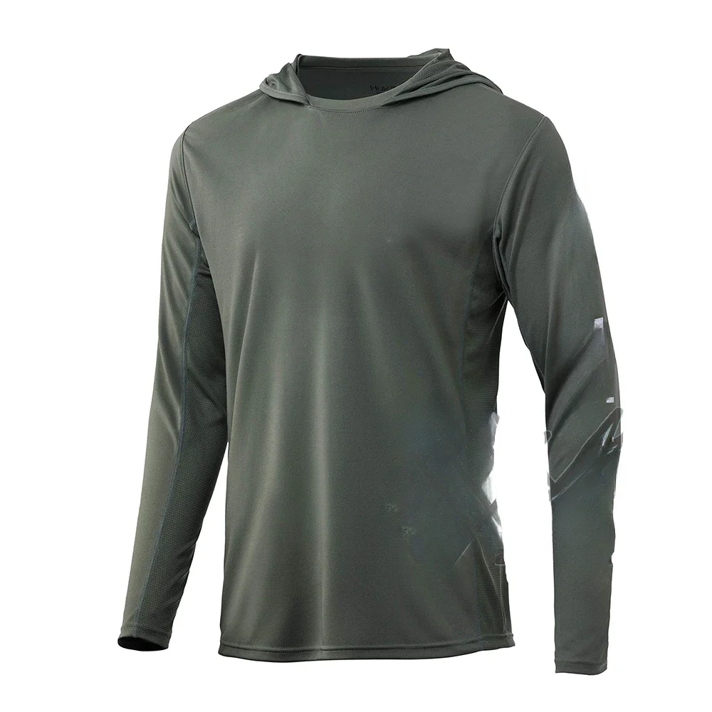 Fishing Shirt Performance Fishing Hoodie Sunblock Shirt Sun Shield Long Sleeve Shirt UPF50 Dry Fit Quick-Dry Fishing Jersey