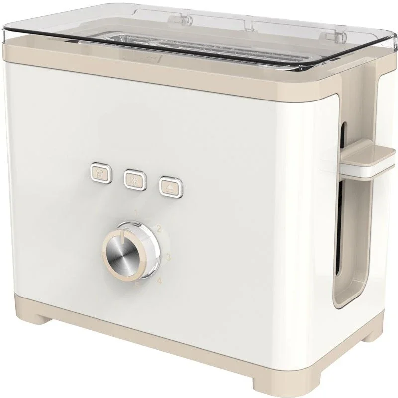 

Toaster automatic toaster household toaster stainless steel body single piece