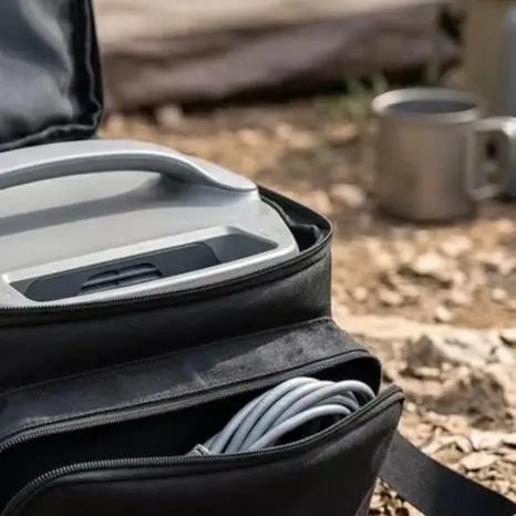 Power Carrying Case Bag For EcoFlow River 2 River 3 Portable Nylon Storage Bag Waterproof Travel Shoulder Case