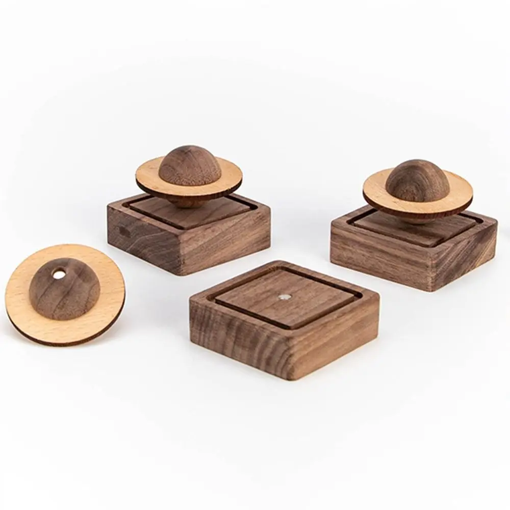 Volatile Wooden Sphere Aromatherapy Diffuser DIY Magnetism Essential Oils Containers Creative Eco-Friendly