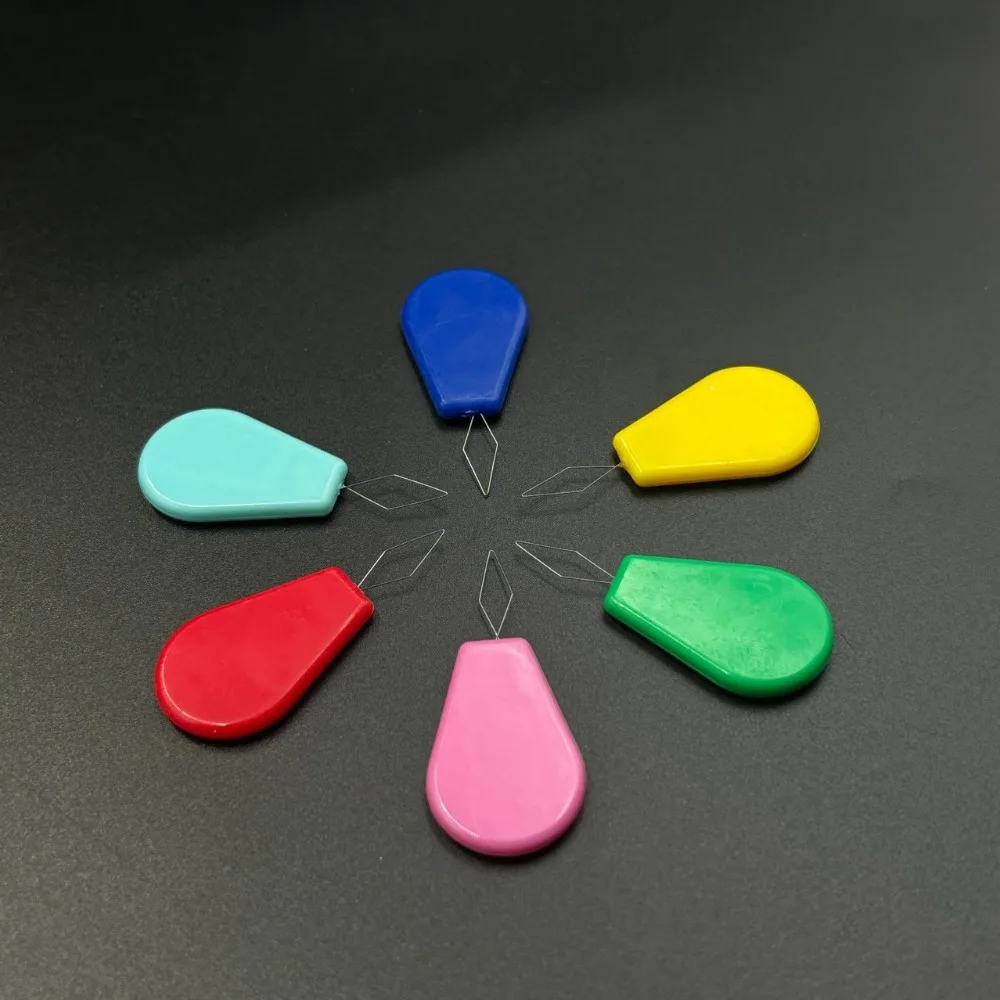 5pcs Colorful Plastic Threader DIY Multifunctional Needle Threader Sewing Machine Cross Stitch Small Eye Needle Insertion Tool