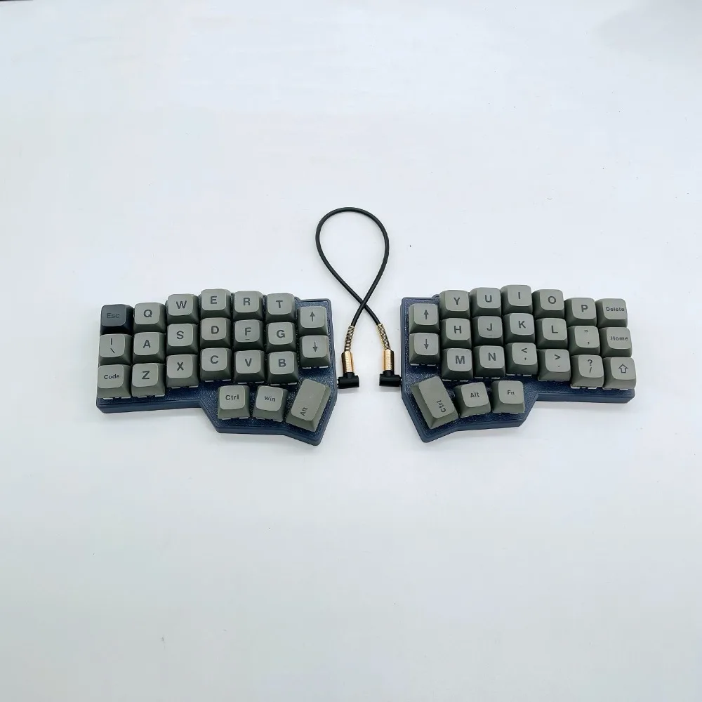 CORNE Split Mechanical Keyboard Left Right-Handed Wired Support VIAL Ergonomic Keyboard Custom Hot Swap Office Pc Accessories