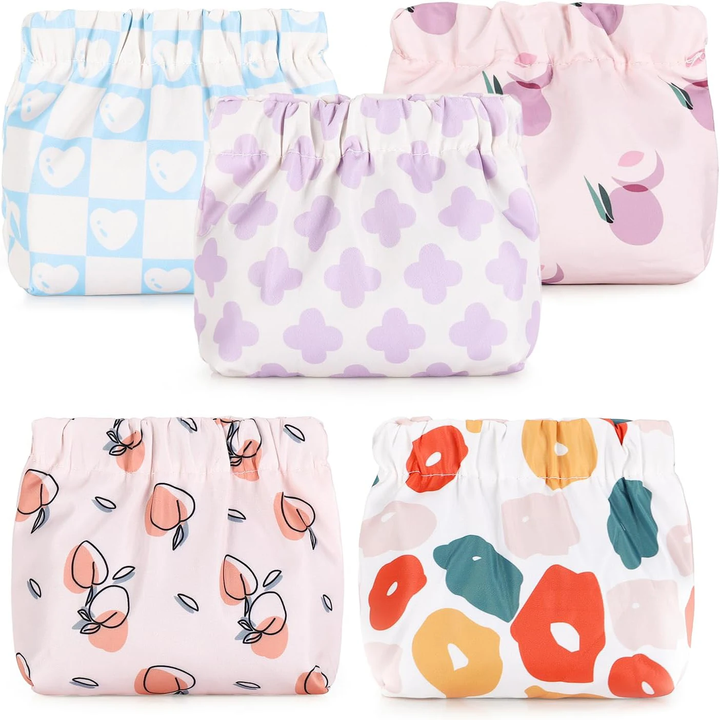 Small Makeup Bag for Purse Mini Cosmetic Bag Waterproof Pouch for Women Travel Storage Bag Essentials Coin Purse Sundries Bag