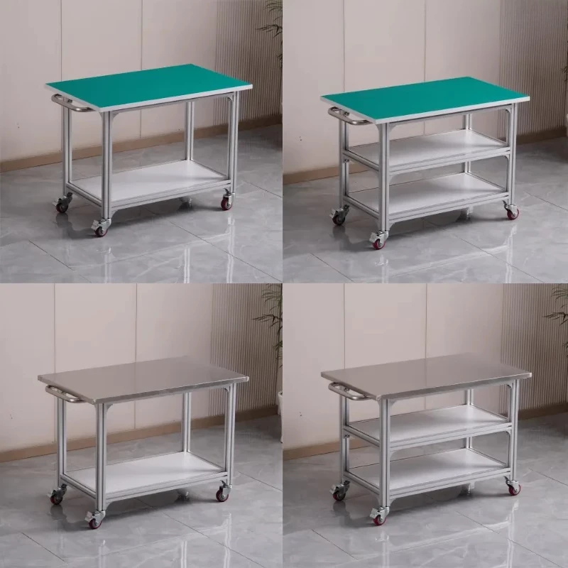 Anti-static heavy duty movable workbench working module experimental bench packing table