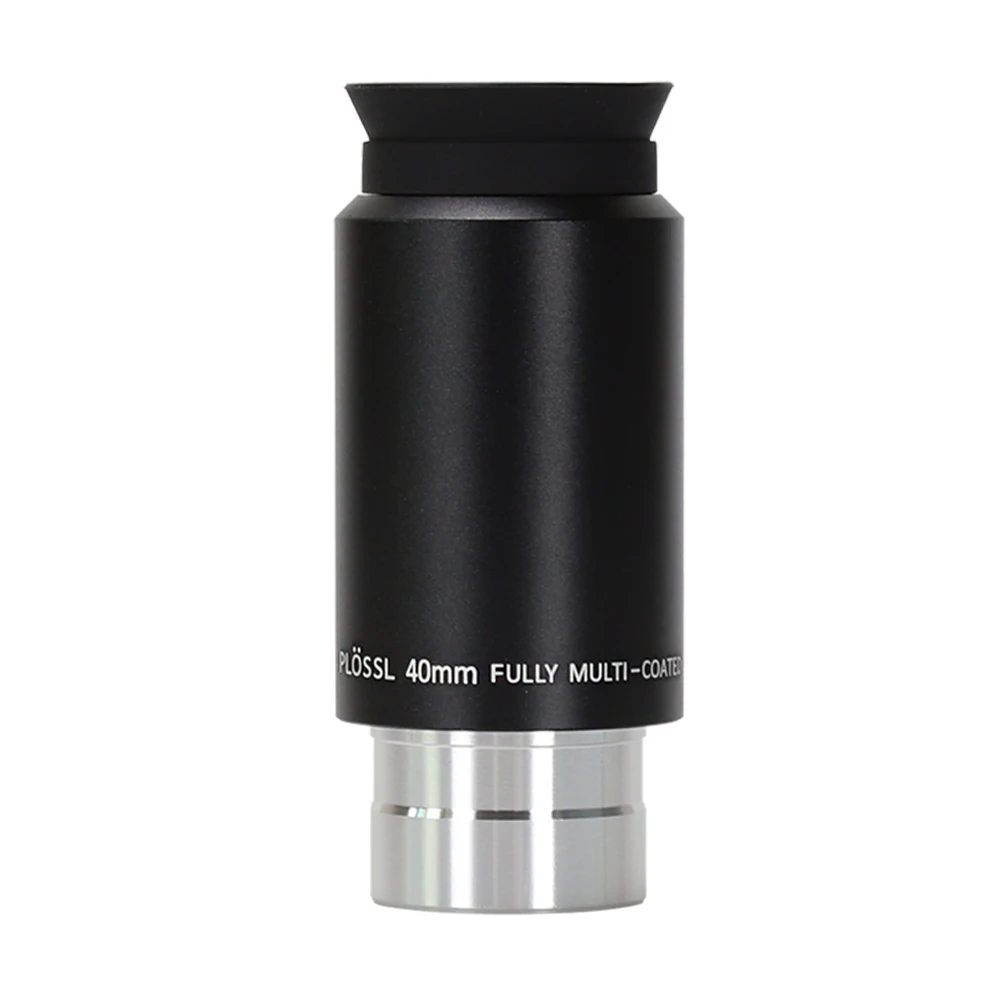 عدسة تلسكوب EYSDON مقاس 1.25 بوصة Plossl 40 مم - مطلية باللون الأخضر FMC، زاوية واسعة 50 °   FOV، HD صورة حادة - خيوط مرشح M28x0.6mm