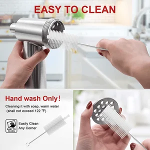 Tệp đính kèm thịt hỗ trợ nhà bếp, người lái thịt bằng kim loại cho tất cả nhà bếp, máy trộn đứng 8 Viện trợ nhà bếp chai bán hàng chính - №4