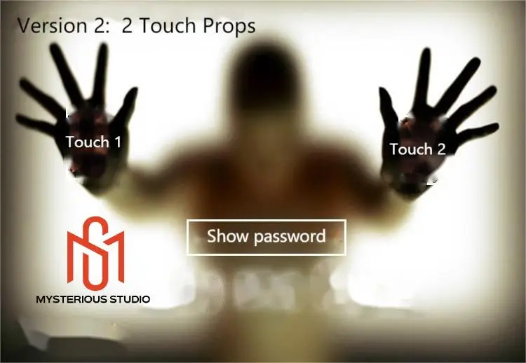 Secret room escape game mechanism props Electronic puzzle superb 1987 GY mysterious studio Complete touch Show password