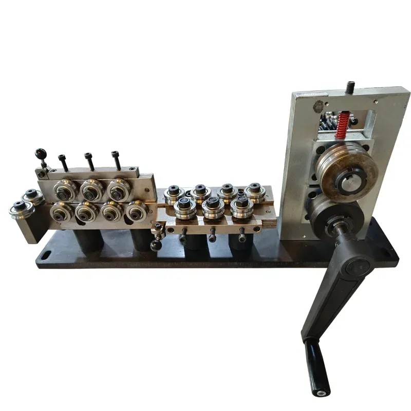 High precision 0.5-1mm 1-2.5mm 3-4mm copper wire Steel Wire straightening machine with hand crank