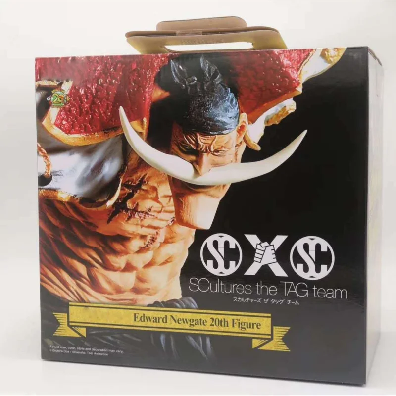 قطعة واحدة من شخصية SC Whitebeard إدوارد نيوجيت إصدار الذكرى السنوية العشرين - نسخة خارجية نموذج عمل قابل للجمع في صندوق