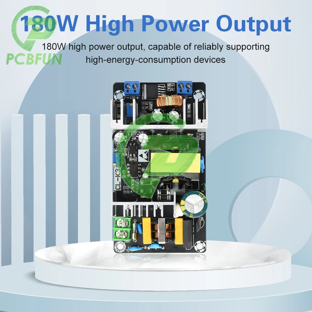 

180W High Power Switching Power Supply Board Industrial Multiple Protection Power Supply Module Dual Output Adjustable