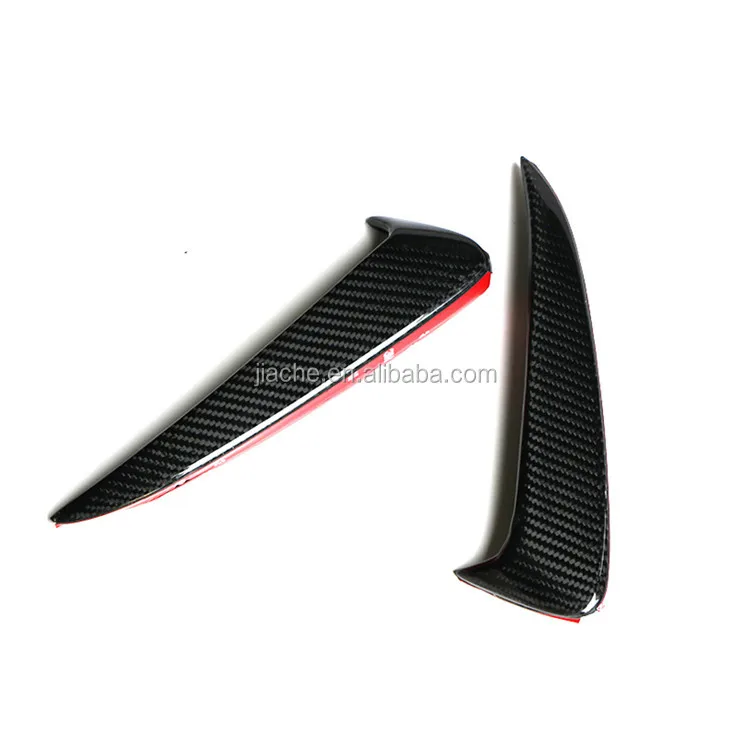 2 PCS In Fibra di Carbonio Paraurti Posteriore Decorazione Air Vent Trim Per Mercedes Benz Classe C W205 C205 C200 C43 AMG 2 Porte 2015-19