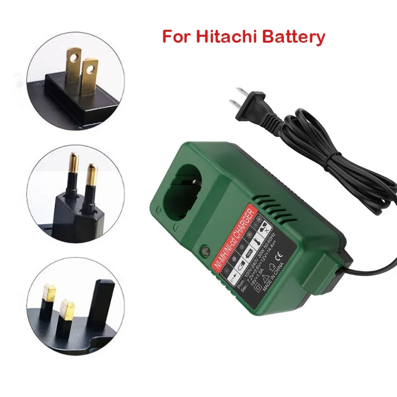 Battery Charger For Electrical Drill NI-MH / NI-CD For Hitachi Battery BS1214S UC18YG DC1414 7.2V 9.6V 12V General Charger