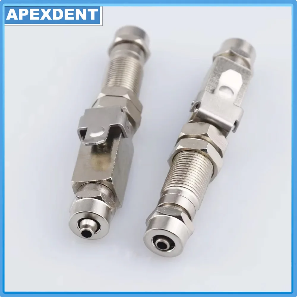 

1 шт., быстрый разъем для стоматологической воздуха и воды, нержавеющая сталь с защитой от воздействия, адаптер для сосания скалера, детали стоматологического кресла