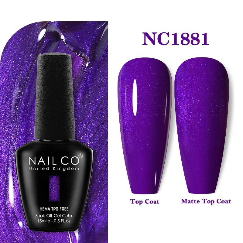 NAILCO 15 ml TPO-vrije nagelgellak Vernis semi-permanente nagels Art manicure ontwerp hybride remover gel toplaag Ongle gel UV