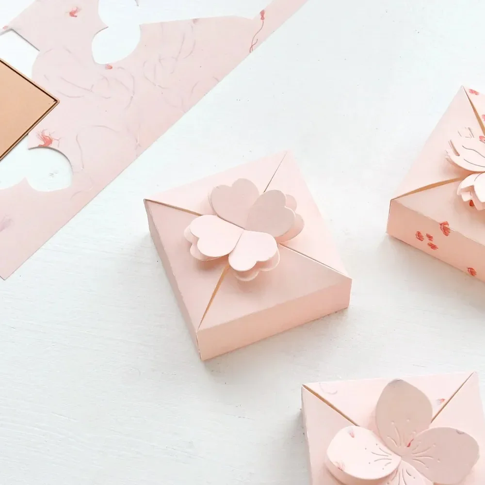 

PP Craft металлические штампы для резки, 3D цветочная коробка, украшение, скрапбук, нож для рукоделия, лезвие, трафареты, штампы