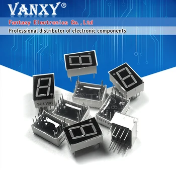 5 stks 7 segment 0.56 in gemeenschappelijke Kathode 1 Bit digitale Buis 0.56 